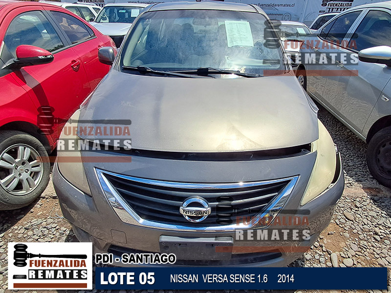 NISSAN VERSA SENSE 1.6 2014