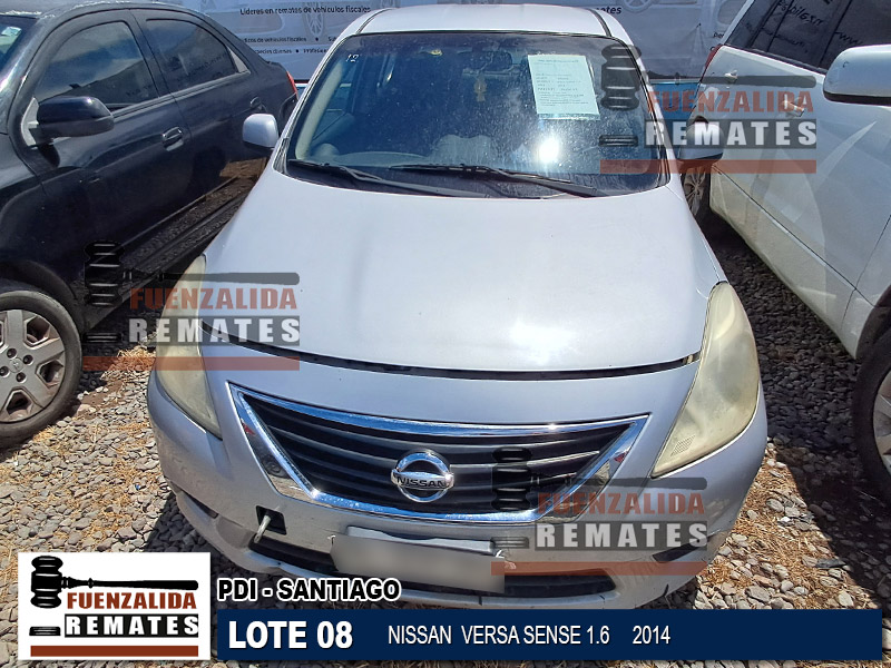NISSAN VERSA SENSE 1.6 2014