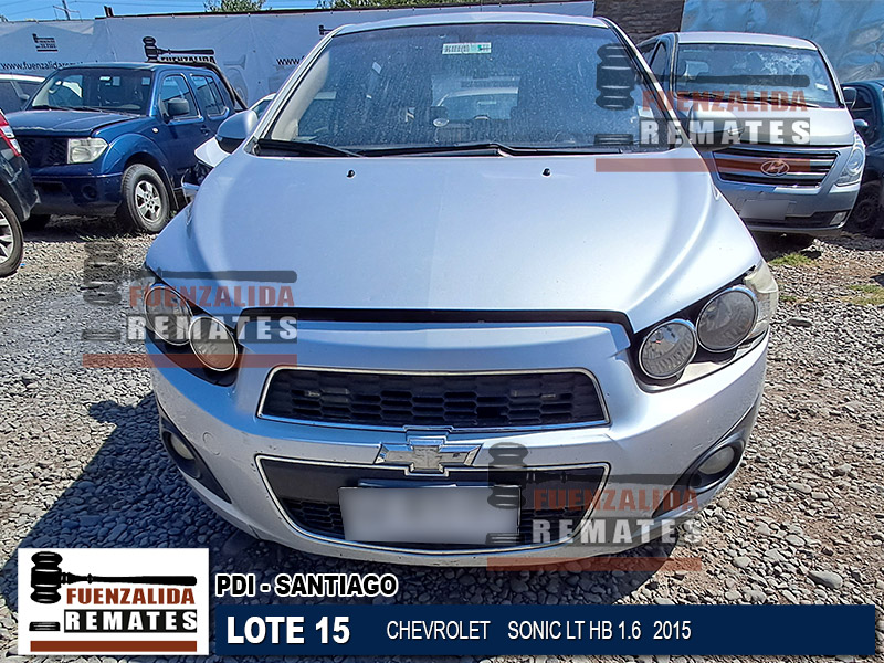 CHEVROLET SONIC LT HB 1.6 2015