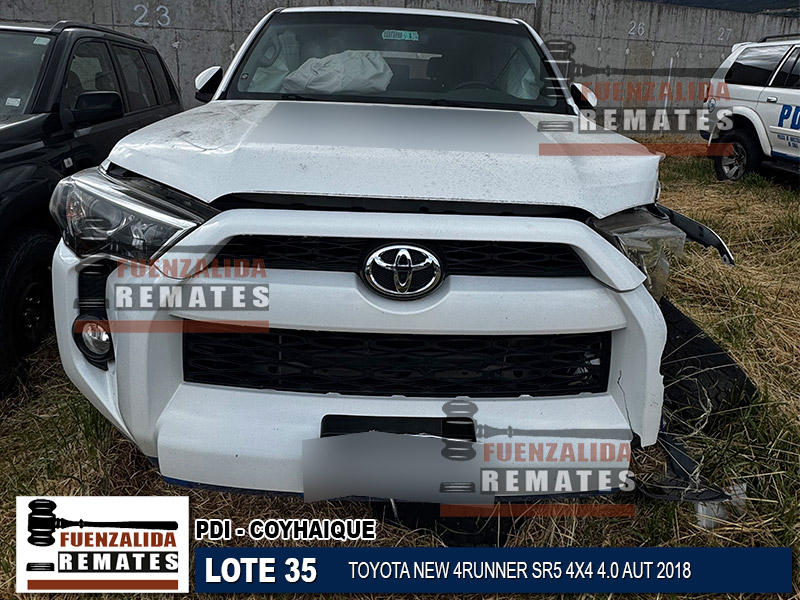 TOYOTA NEW 4RUNNER SR5 4X4 4.0 AUT 2018