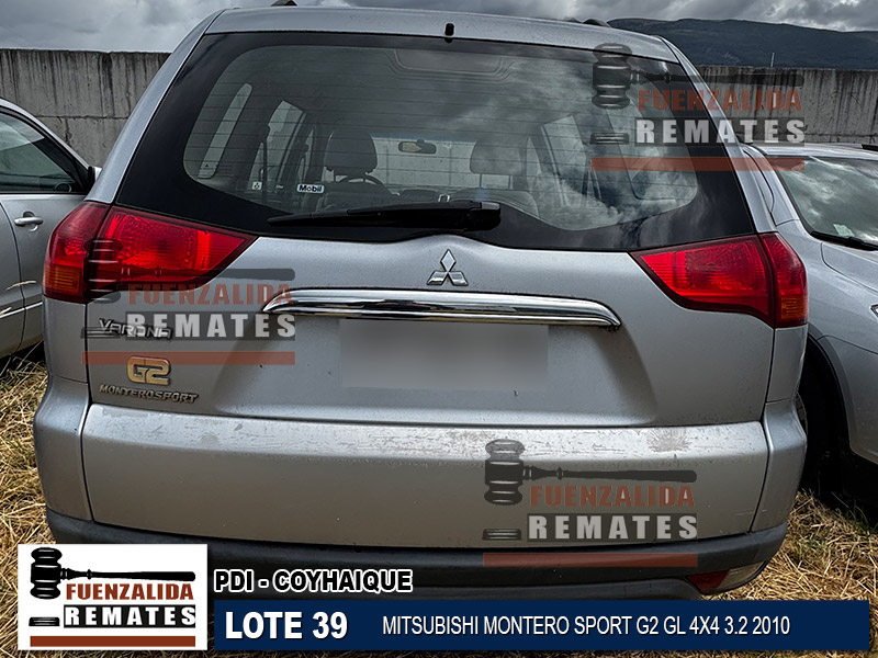 MITSUBISHI MONTERO SPORT G2 GL 4X4 3.2 2010