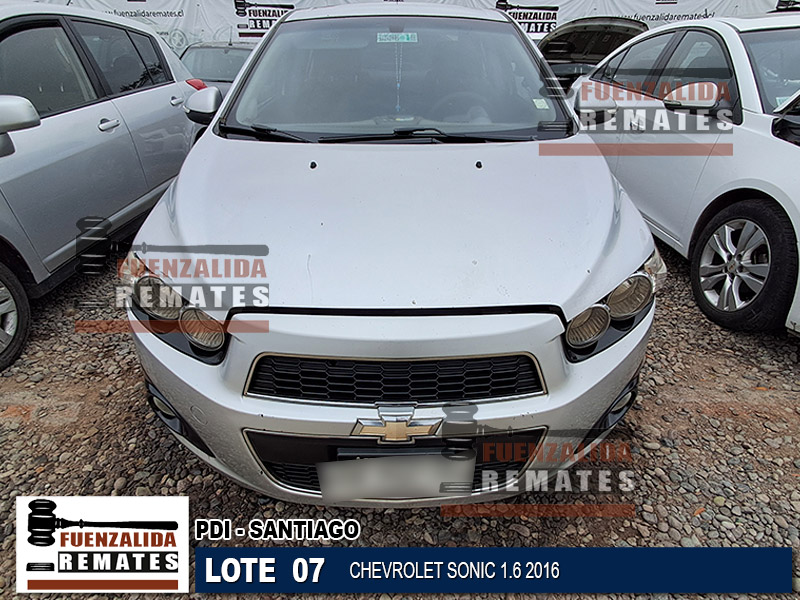 CHEVROLET SONIC 1.6 2016