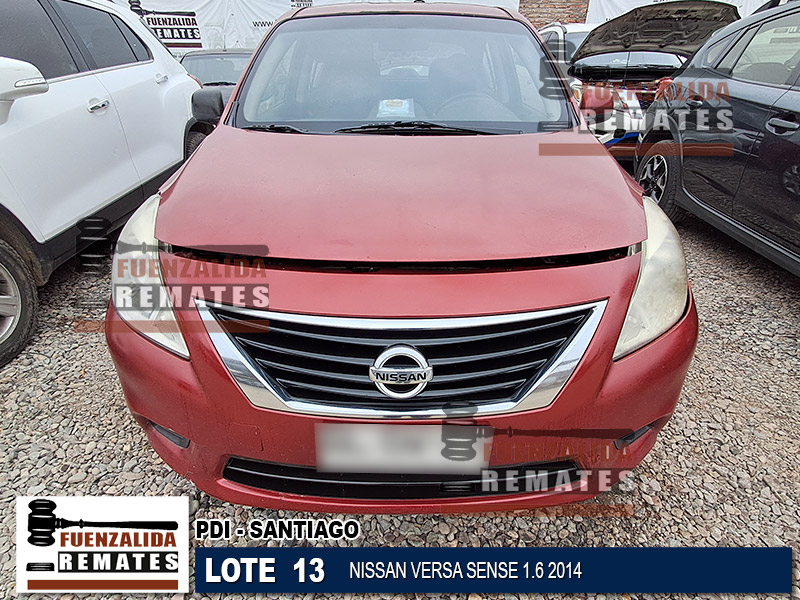 NISSAN VERSA SENSE 1.6 2014