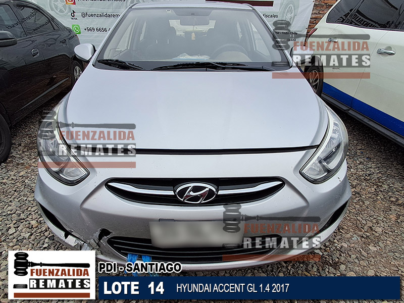 HYUNDAI ACCENT GL 1.4 2017