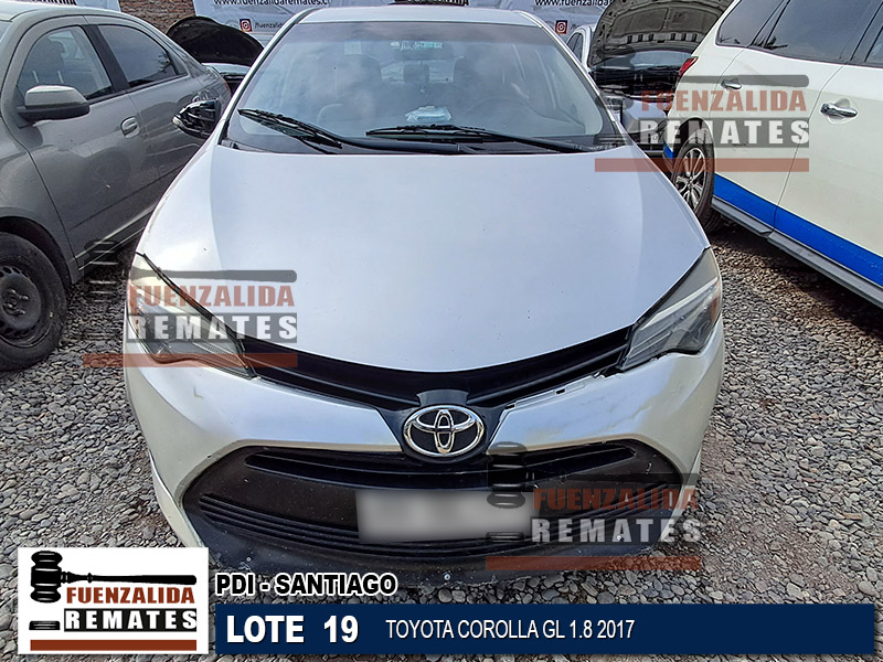 TOYOTA COROLLA GL 1.8 2017